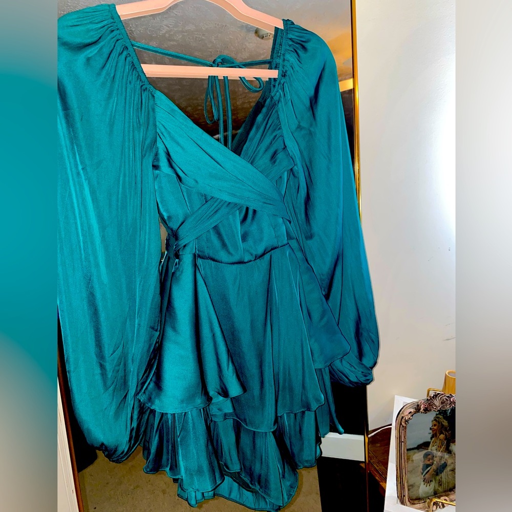 Green Oh Polly Romper